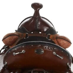 NRS Used 17in Double Creek Henry Miller Trail Saddle -Ariat Sales Shop 05 078T 2