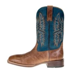 Ariat Men's Valor Ultra Dark Tan 11in. Rocky Blue Square Toe Boots -Ariat Sales Shop 10034080 2