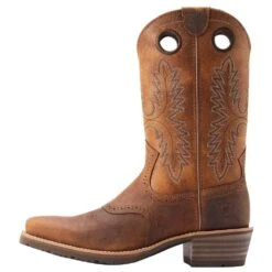 Ariat Men's Hybrid Roughstock Sorrel Crunch Square Toe Boot -Ariat Sales Shop 10044565 031