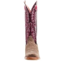 Ariat Women's Futurity Smokey Roughout/ Wine Patent 13 In Top Boot 9 Ariat Women's Futurity Smokey Roughout/ Wine Patent 13 In Top Boot -Ariat Sales Shop 10047069 05