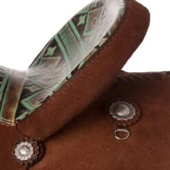Nrs Competitors NRS Competitor Series Chocolate Youth Roughout Barrel Racing Saddle -Ariat Sales Shop 1411897Y 3