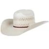 American Hats AHC 6900 Racher Drilex 2 Cord Chocolate Band 4 1/4in. Brim Straw Cowboy Hat