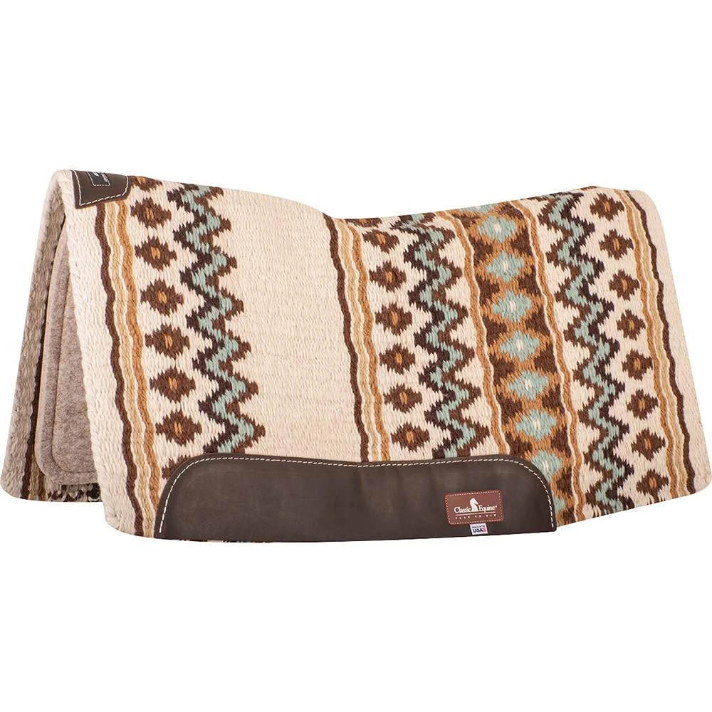 Classic ESP Blanket Top Contoured 32x34 Saddle Pad Cream/Coffee 1 Classic ESP Blanket Top Contoured 32x34 Saddle Pad Cream/Coffee