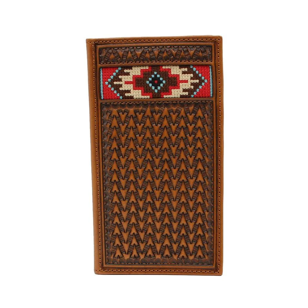 Ariat Southwestern Inlay Rodeo Wallet 1 Ariat Southwestern Inlay Rodeo Wallet