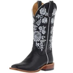 Macie Bean Women`s Black Eyed Susan Black Water Top Boot
