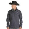 Panhandle Men's Powder River Navy Conceal Carry Rodeo Jacket