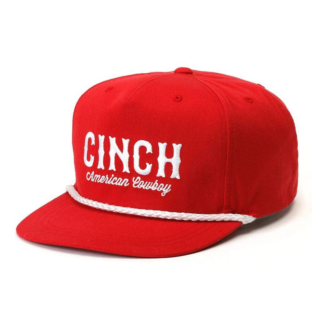 Cinch Mens Red High Profile Cap 1 Cinch Mens Red High Profile Cap