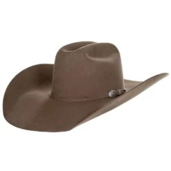 American Hats AHC 20X Pecan 5in. Brim Open Crown Felt Cowboy Hat 7 American Hats AHC 20X Pecan 5in. Brim Open Crown Felt Cowboy Hat -Ariat Sales Shop 20XPECS5 3