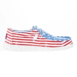 Heydude Men's Hey Dude Wally Patriotic Stars And Stripes Casual -Ariat Sales Shop 40001 9C8 05