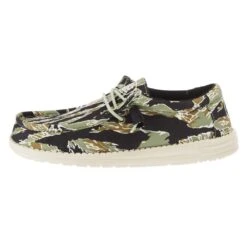 Heydude Men's Hey Dude Wally Tiger Camo Casual Shoe -Ariat Sales Shop 40004 9CJ 03
