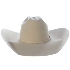 American Hats 40X Bone Self Band 5in. Brim Open Crown Felt Cowboy Hat -Ariat Sales Shop 40XBONES5 21