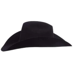 American Hats AHC 40X Rancher Crease Black Self Band 4 1/2in. Brim Felt Cowboy Hat -Ariat Sales Shop 40XRCBLKS45 3
