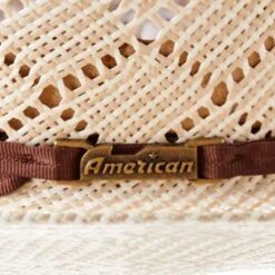 American Hats AHC 5050 Rancher Drilex 4 1/4in. Brim 2 Cord Chocolate Band Straw Cowboy Hat -Ariat Sales Shop 5050RC2CCHOC42 3