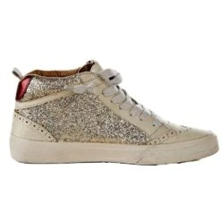 Shu Shop Ladies Gold Glitter Paulina High Top Casual Shoe -Ariat Sales Shop 529 714 05