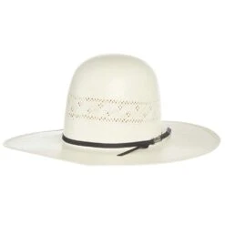 American Hats Solid Weave Fancy Vent 4in. Brim Straw Cowboy Hat 7 American Hats Solid Weave Fancy Vent 4in. Brim Straw Cowboy Hat -Ariat Sales Shop 7210S2CBLK4 11