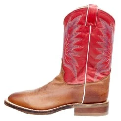 Tony Lama Men`s Brayden Cedar Brown 11in. TImeless Red Top Round Toe -Ariat Sales Shop 7884 3