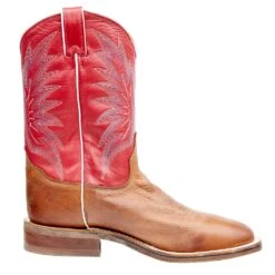 Tony Lama Men`s Brayden Cedar Brown 11in. TImeless Red Top Round Toe -Ariat Sales Shop 7884 5