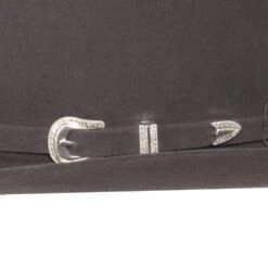 American Hats 7X Steel 4 /4in. Brim Open Crown Felt Cowboy Hat -Ariat Sales Shop 7XSTES42 4