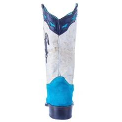 Corral Women`s Blue Suede Inlay Cowgirl Boot -Ariat Sales Shop A4210 4