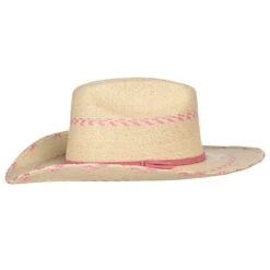 Atwood Hats Pink Pinto Palm Leaf Kid's Hat -Ariat Sales Shop ATW PINKPINTO 2