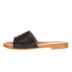 Agavesky Women's Agave Sky Black Full Quill Ostrich Sandal -Ariat Sales Shop BLK SANDAL 2