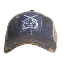 Mason Jar Label Llc Huckleberry Distressed Black Hat -Ariat Sales Shop HKLBRY HAT 1