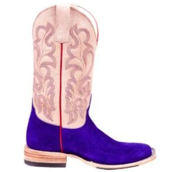 Macie Bean Women's Top Hand Bean Purple Suede Cowgirl Boot -Ariat Sales Shop M2026 5