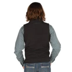 Boys Cinch Black Bonded Vest -Ariat Sales Shop MWV7520002 3