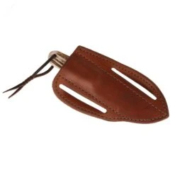 Nrs Ranch Knives Cowtown Knife Abilene W/ Plain Leather Pancake Sheath -Ariat Sales Shop NRS AKPS 5