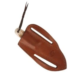 Nrs Ranch Knives Cowtown Knife Abilene W/ Plain Leather Pancake Sheath -Ariat Sales Shop NRS AKPS 6