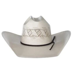 Rodeo King Ivory The Wind Shantung 4 1/2in. Brim Open Crown Straw Cowboy Hat -Ariat Sales Shop RK318 2