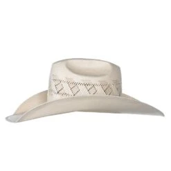 Rodeo King Ivory The Wind Shantung 4 1/2in. Brim Open Crown Straw Cowboy Hat -Ariat Sales Shop RK318 3