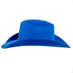 Rodeo King 7X Cobalt Blue 4in. Brim Open Crown Felt Cowboy Hat -Ariat Sales Shop RK322 5