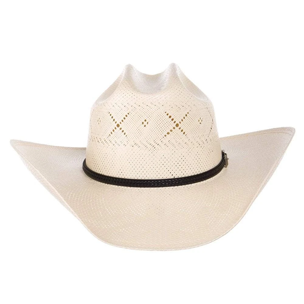 Resistol George Strait All My Ex's 4 1/4in. Brim Straw Cowboy Hat 2 Resistol George Strait All My Ex's 4 1/4in. Brim Straw Cowboy Hat - Image 2