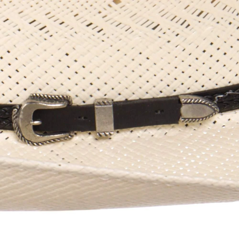 Resistol George Strait All My Ex's 4 1/4in. Brim Straw Cowboy Hat 4 Resistol George Strait All My Ex's 4 1/4in. Brim Straw Cowboy Hat - Image 4