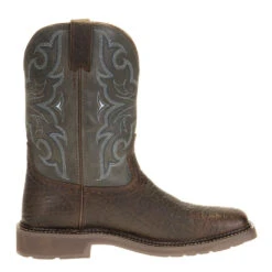 Justin Boots Men's Stampede H20 Amarillo 11in. Slate Embossed Top Soft Toe Work Boot -Ariat Sales Shop WK4312 5