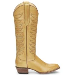 Justin Boots Women's Whitley Antique Yellow Vintage Justin Cowgirl Boots -Ariat Sales Shop vn4462 4